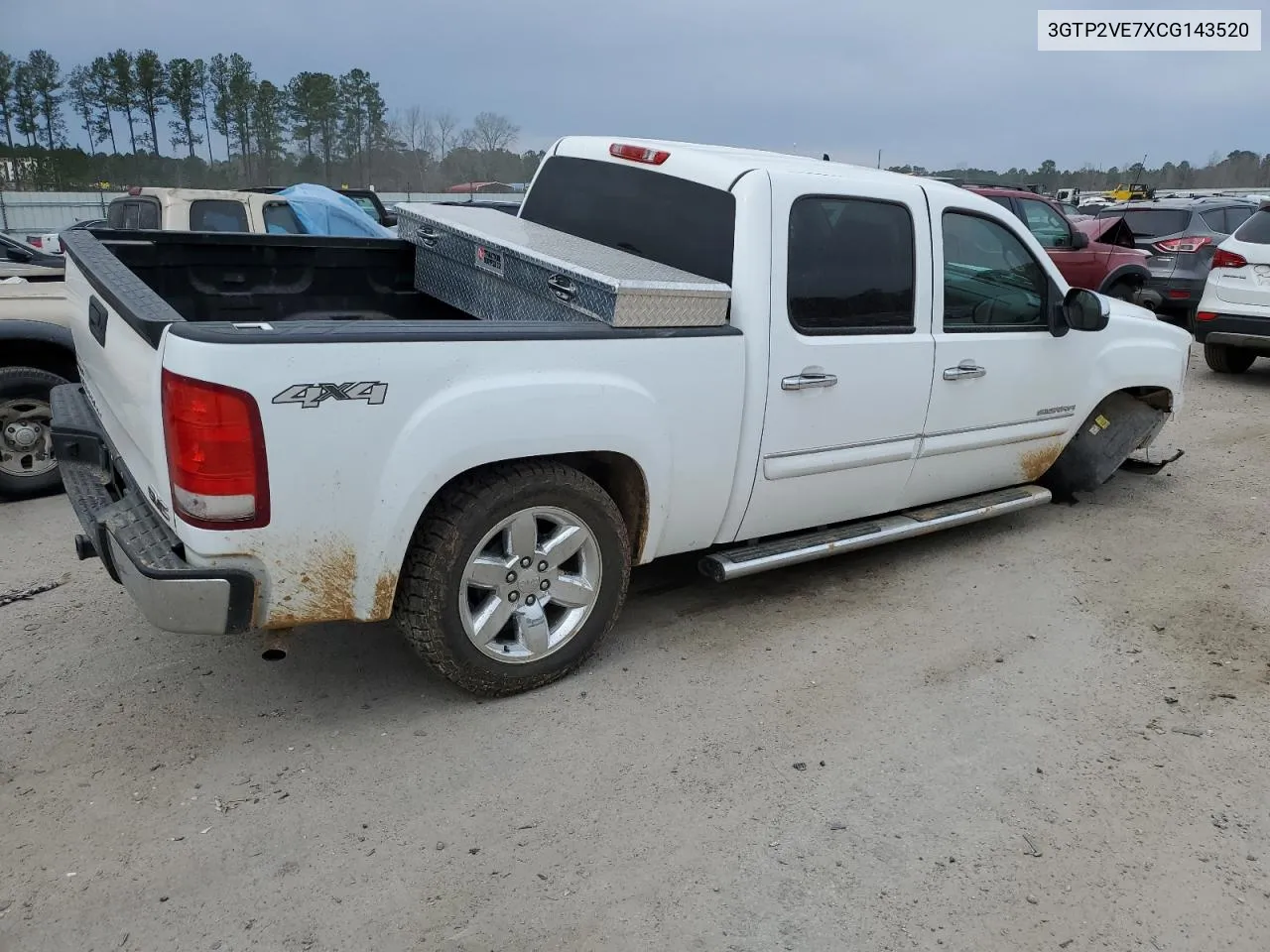 2012 GMC Sierra K1500 Sle VIN: 3GTP2VE7XCG143520 Lot: 45410464