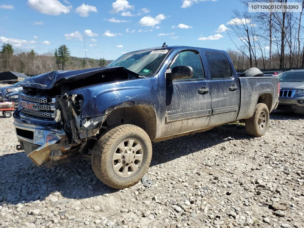 2012 GMC Sierra K2500 Sle VIN: 1GT120CG1CF163393 Lot: 50645964