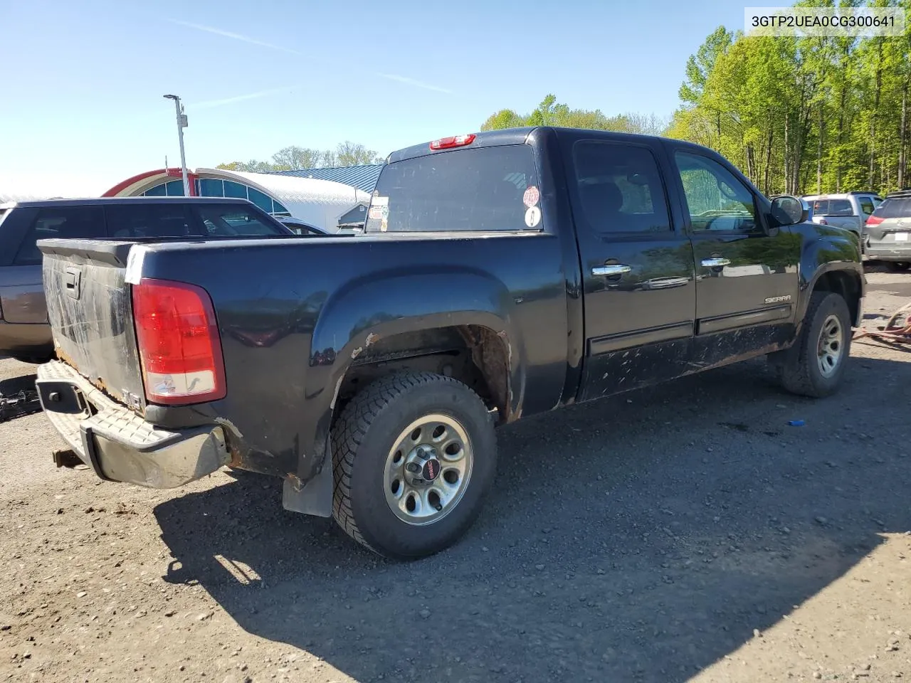 2012 GMC Sierra K1500 Sl VIN: 3GTP2UEA0CG300641 Lot: 54133654