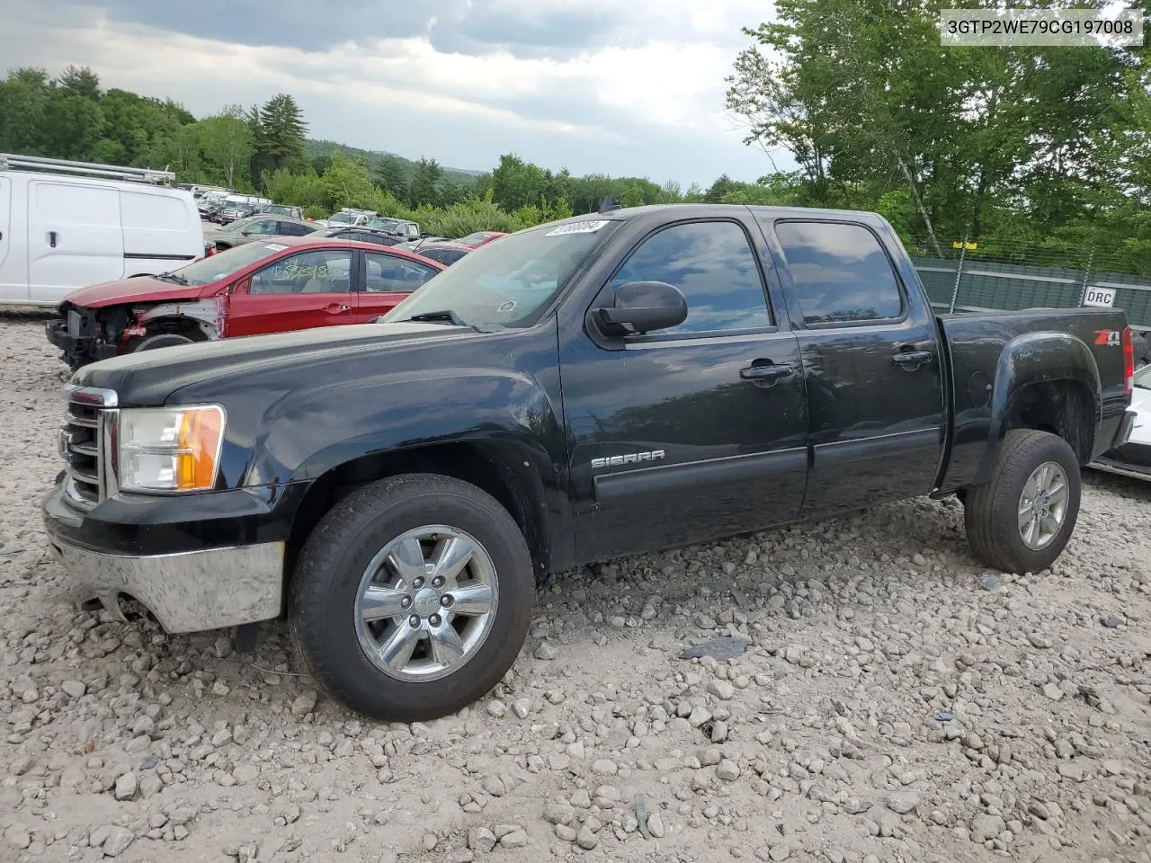 2012 GMC Sierra K1500 Slt VIN: 3GTP2WE79CG197008 Lot: 57808064