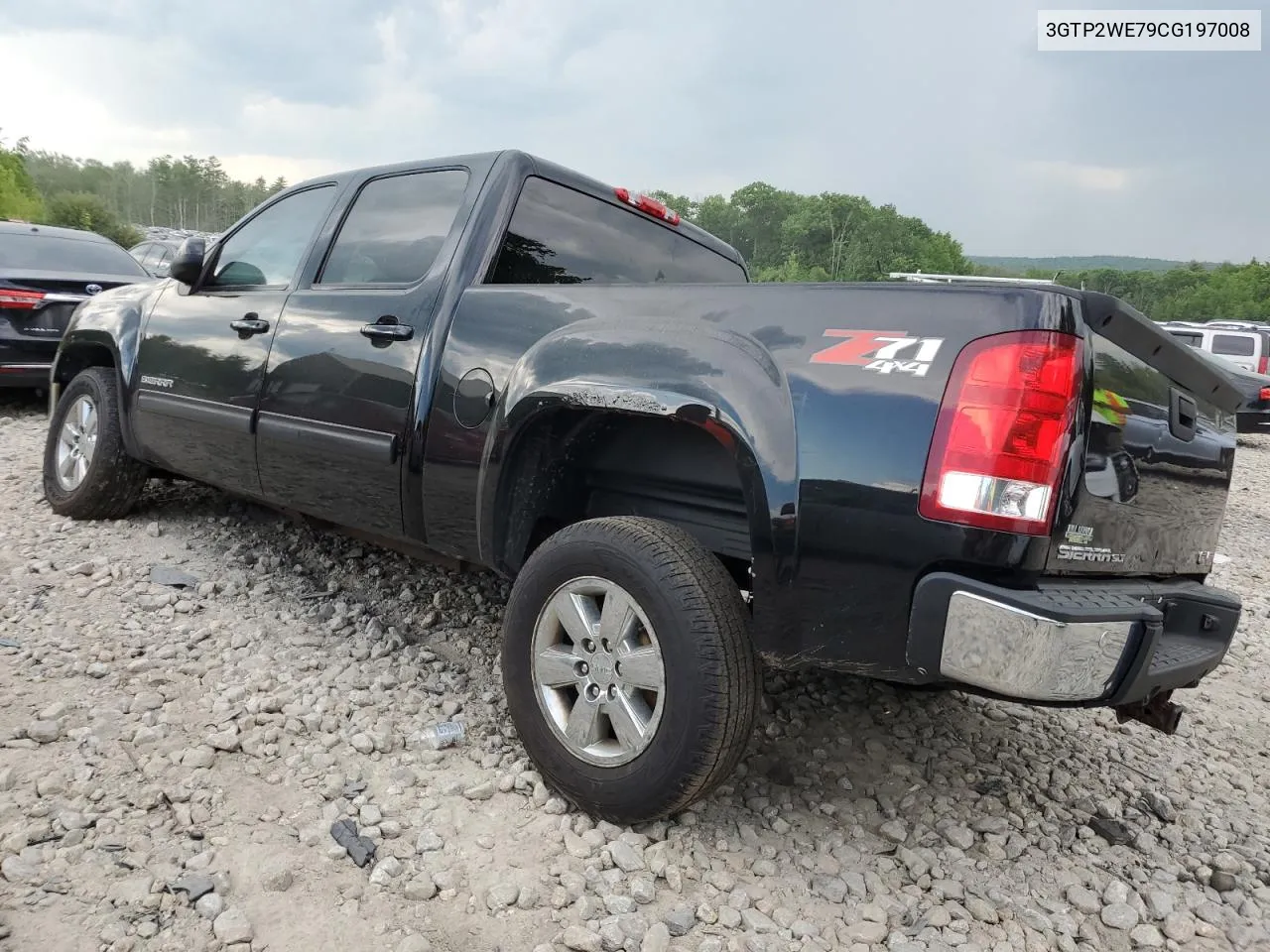 2012 GMC Sierra K1500 Slt VIN: 3GTP2WE79CG197008 Lot: 57808064