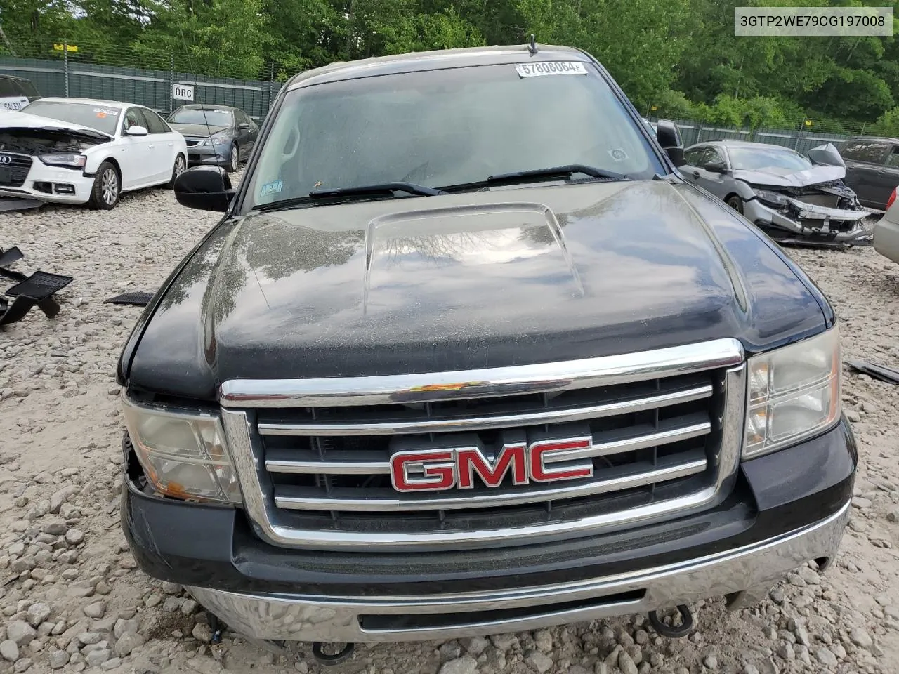 2012 GMC Sierra K1500 Slt VIN: 3GTP2WE79CG197008 Lot: 57808064