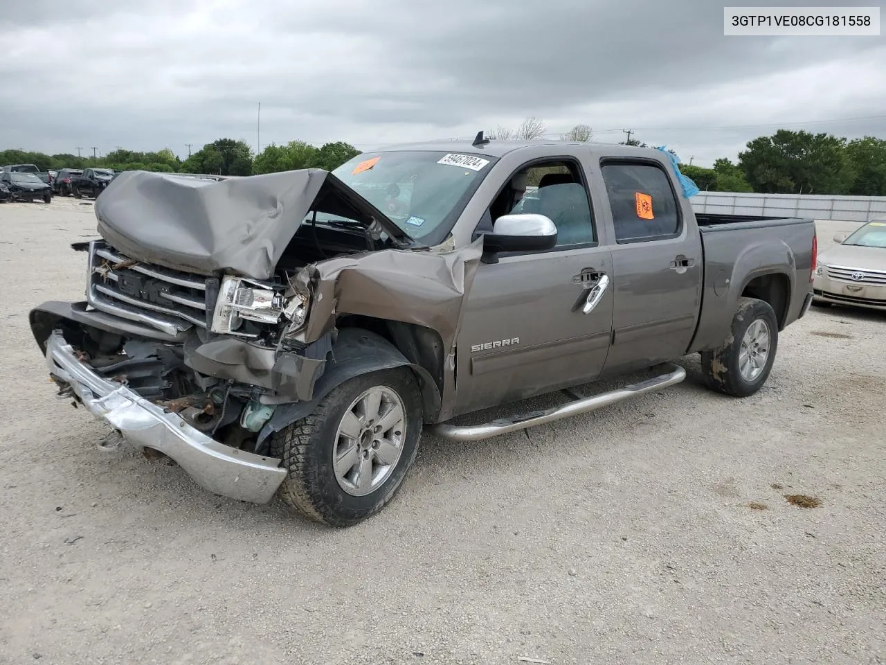 3GTP1VE08CG181558 2012 GMC Sierra C1500 Sle