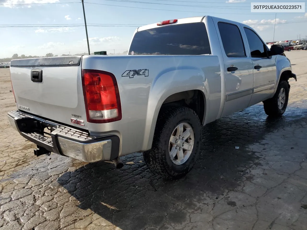 2012 GMC Sierra K1500 Sl VIN: 3GTP2UEA3CG223571 Lot: 60034644