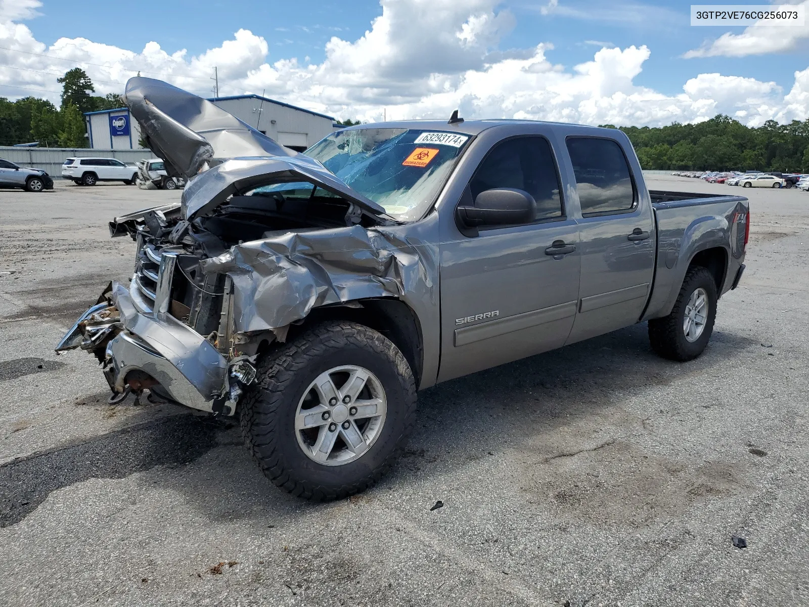 2012 GMC Sierra K1500 Sle VIN: 3GTP2VE76CG256073 Lot: 63293174