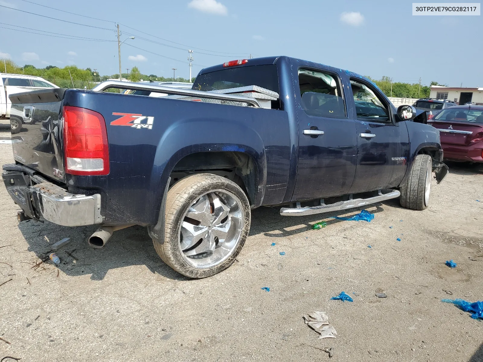 3GTP2VE79CG282117 2012 GMC Sierra K1500 Sle