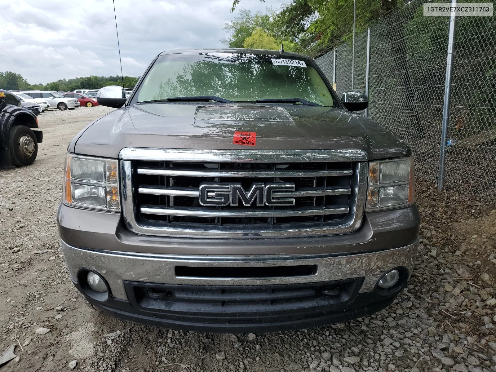 2012 GMC Sierra K1500 Sle VIN: 1GTR2VE7XCZ311763 Lot: 65139214