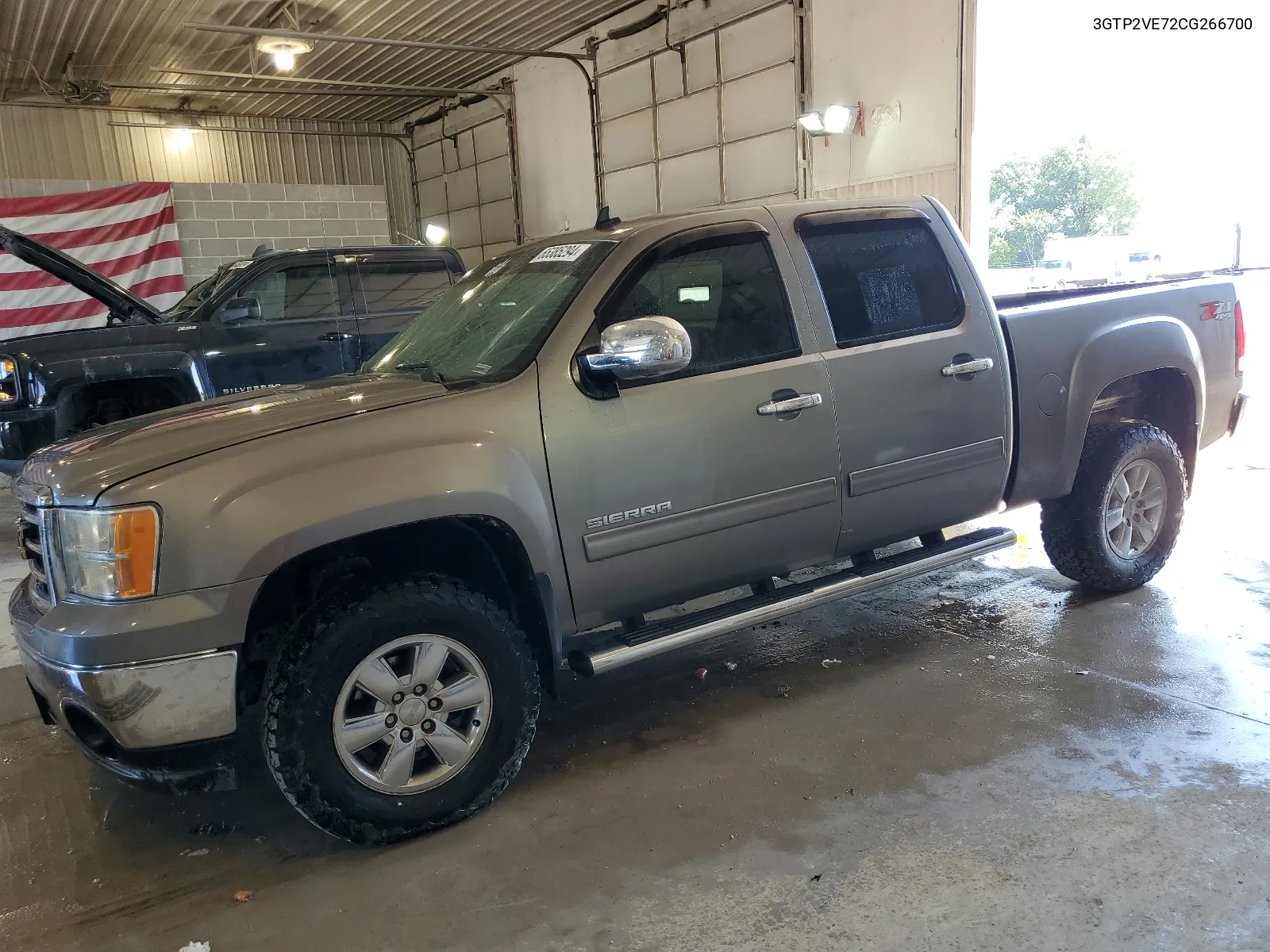 3GTP2VE72CG266700 2012 GMC Sierra K1500 Sle