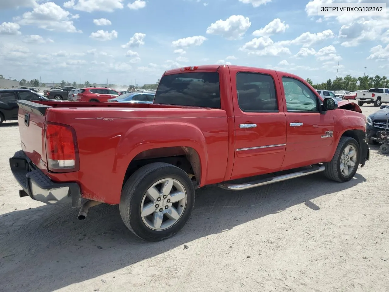 2012 GMC Sierra C1500 Sle VIN: 3GTP1VE0XCG132362 Lot: 65909514