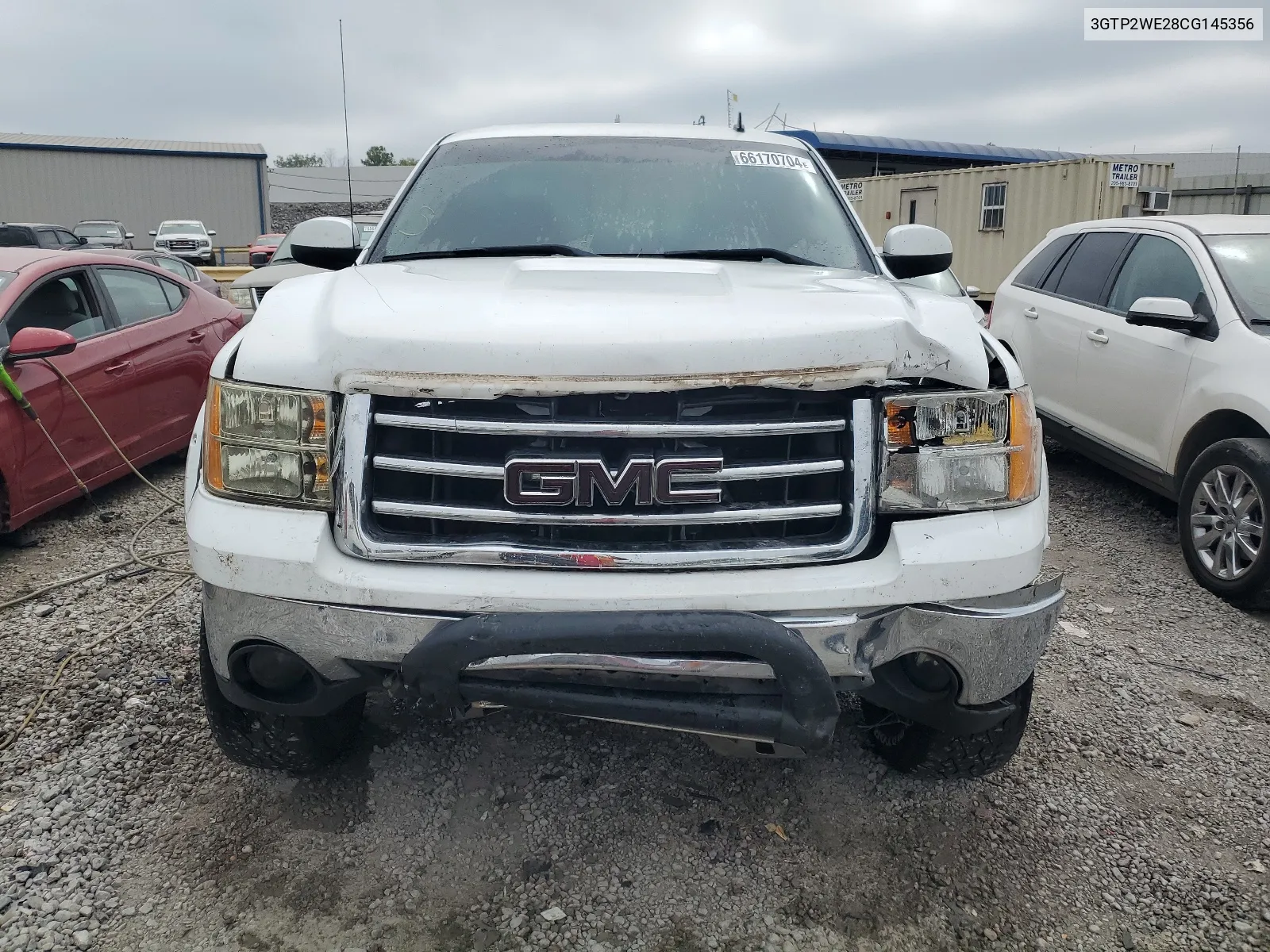 2012 GMC Sierra K1500 Slt VIN: 3GTP2WE28CG145356 Lot: 66170704