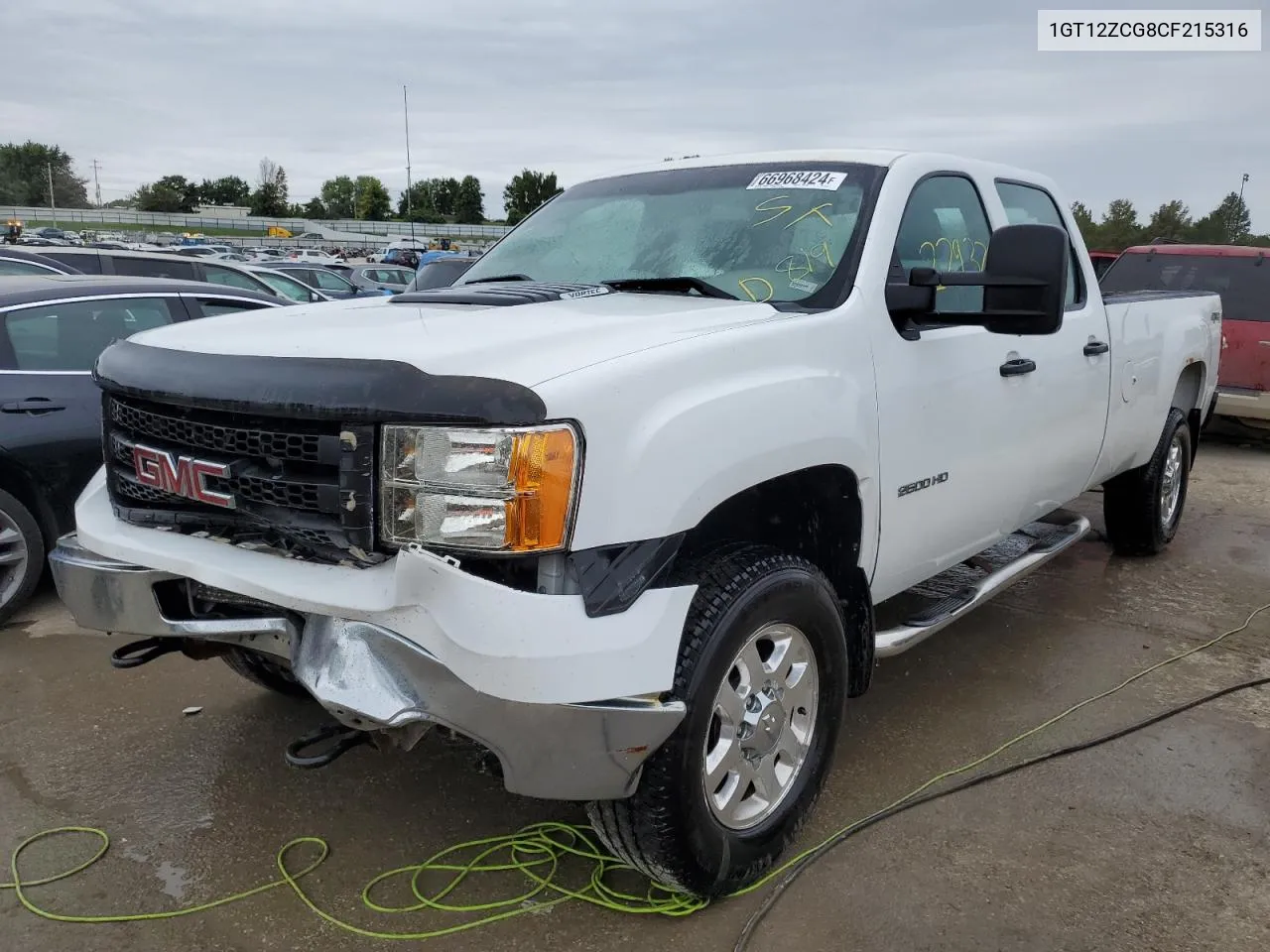 2012 GMC Sierra K2500 Heavy Duty VIN: 1GT12ZCG8CF215316 Lot: 66968424