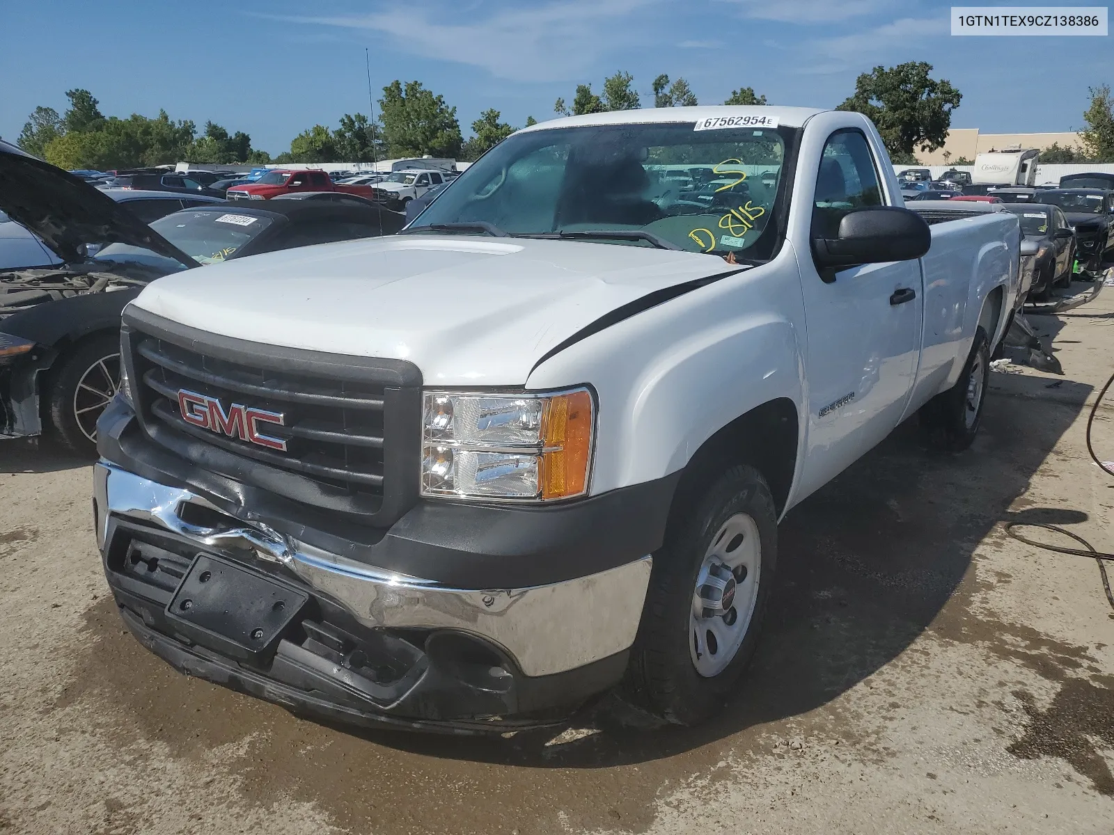 2012 GMC Sierra C1500 VIN: 1GTN1TEX9CZ138386 Lot: 67562954