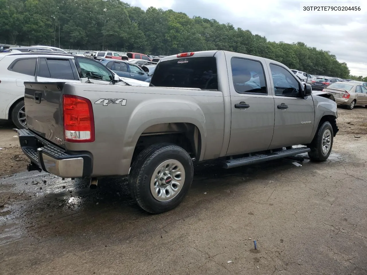 2012 GMC Sierra K1500 VIN: 3GTP2TE79CG204456 Lot: 68304744