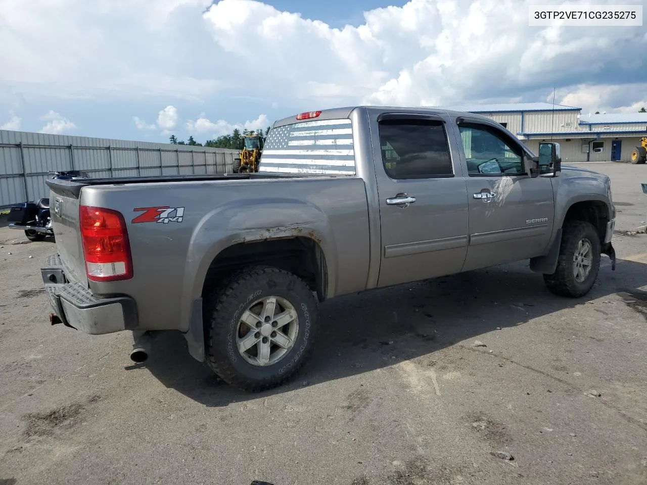 2012 GMC Sierra K1500 Sle VIN: 3GTP2VE71CG235275 Lot: 68463824