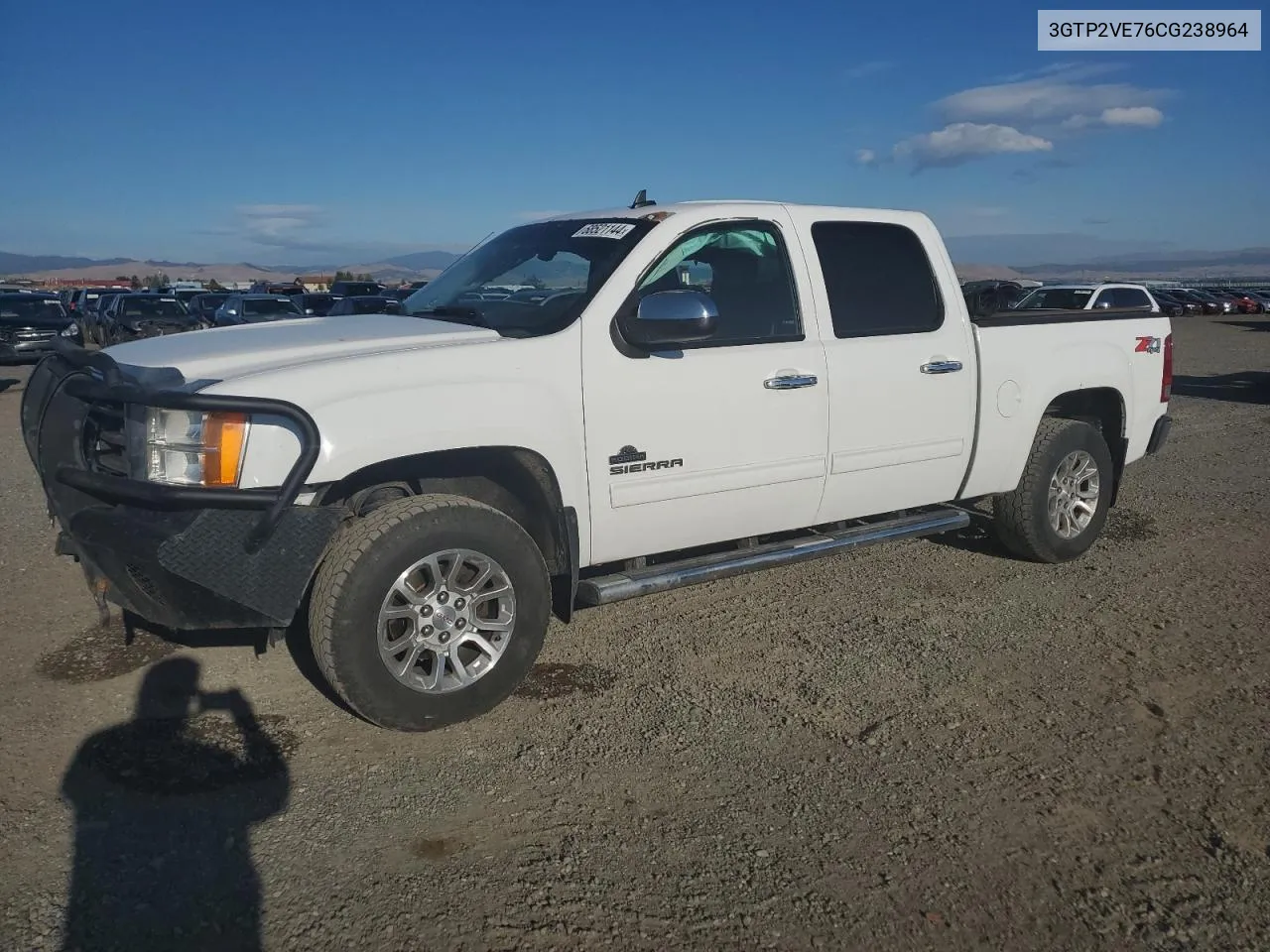 2012 GMC Sierra K1500 Sle VIN: 3GTP2VE76CG238964 Lot: 68521144