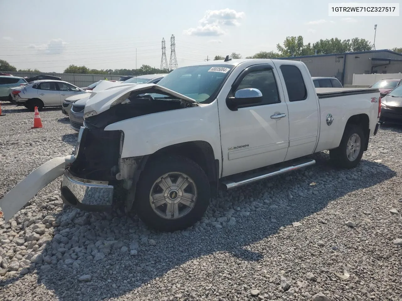 2012 GMC Sierra K1500 Slt VIN: 1GTR2WE71CZ327517 Lot: 68835084