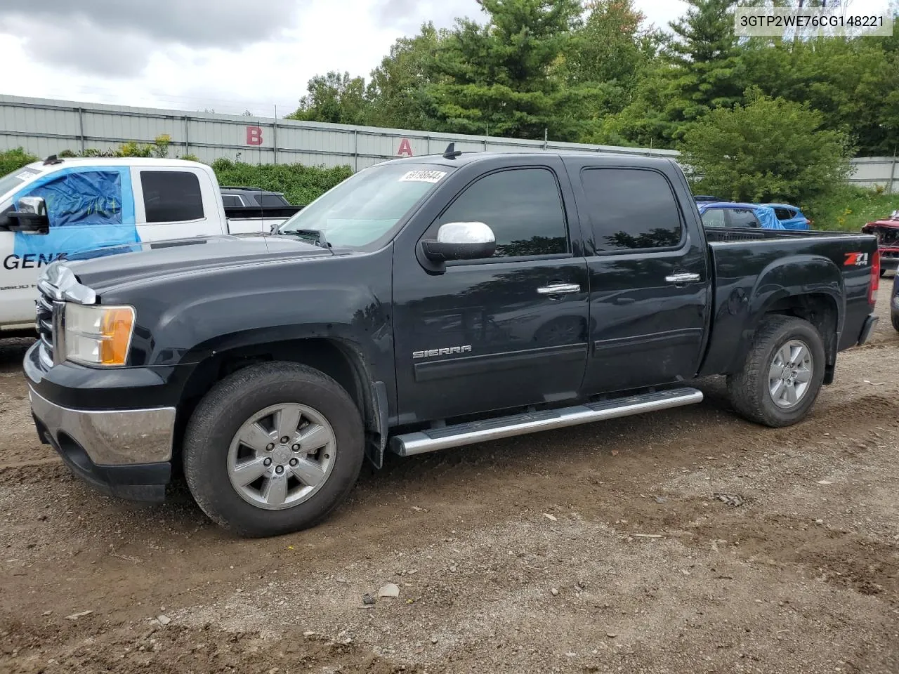 3GTP2WE76CG148221 2012 GMC Sierra K1500 Slt