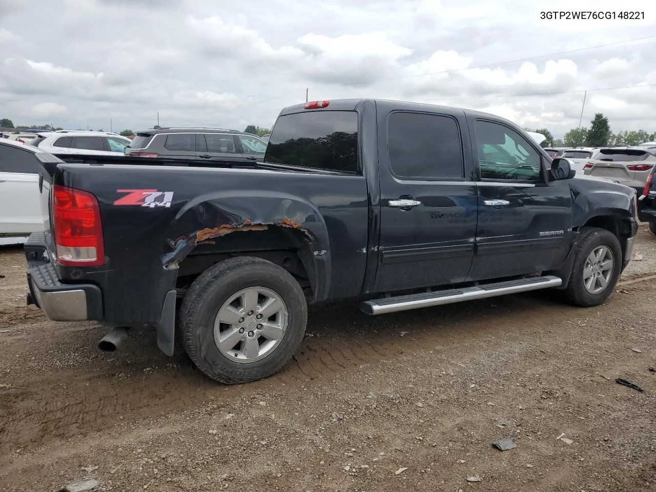 2012 GMC Sierra K1500 Slt VIN: 3GTP2WE76CG148221 Lot: 69198644