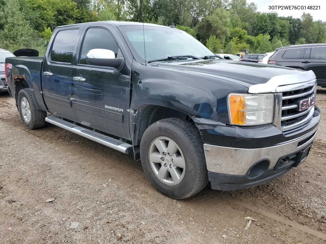 2012 GMC Sierra K1500 Slt VIN: 3GTP2WE76CG148221 Lot: 69198644