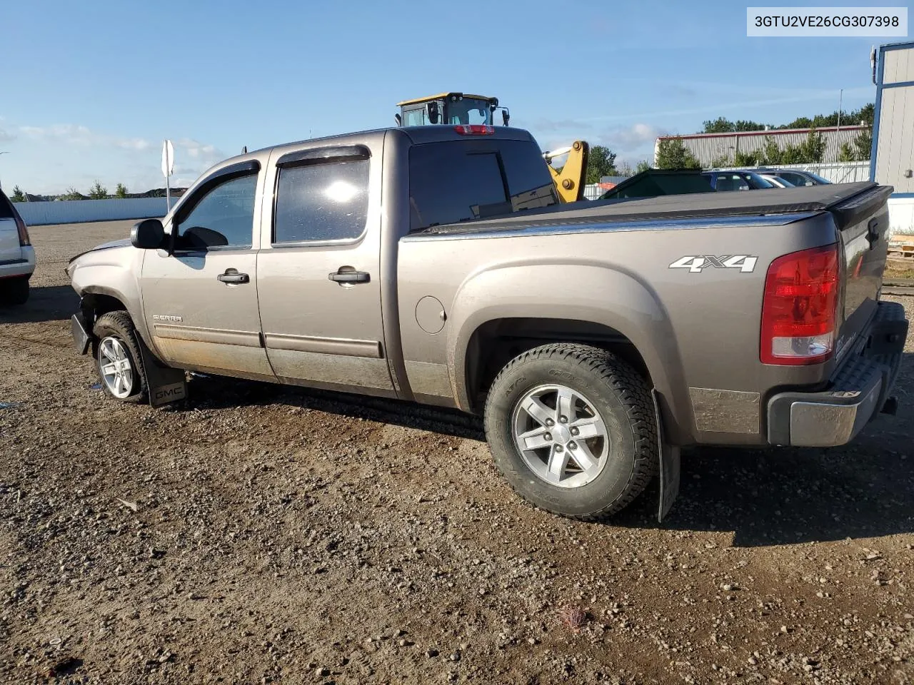 2012 GMC Sierra K1500 Sle VIN: 3GTU2VE26CG307398 Lot: 69320904