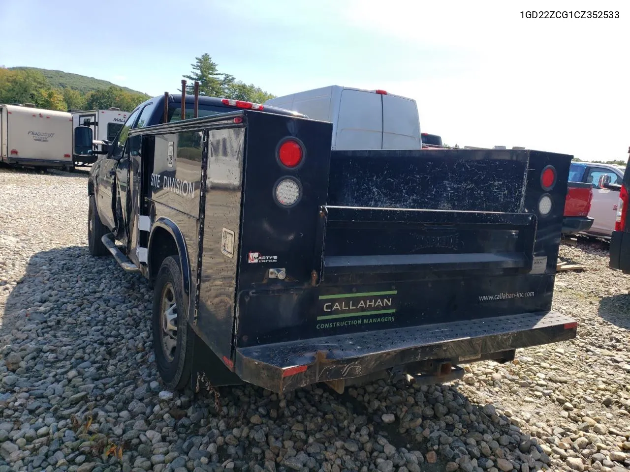 2012 GMC Sierra K2500 Heavy Duty VIN: 1GD22ZCG1CZ352533 Lot: 69472174