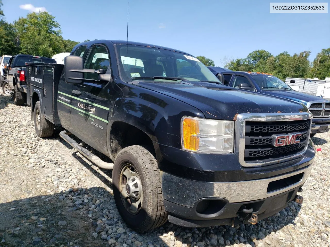 2012 GMC Sierra K2500 Heavy Duty VIN: 1GD22ZCG1CZ352533 Lot: 69472174