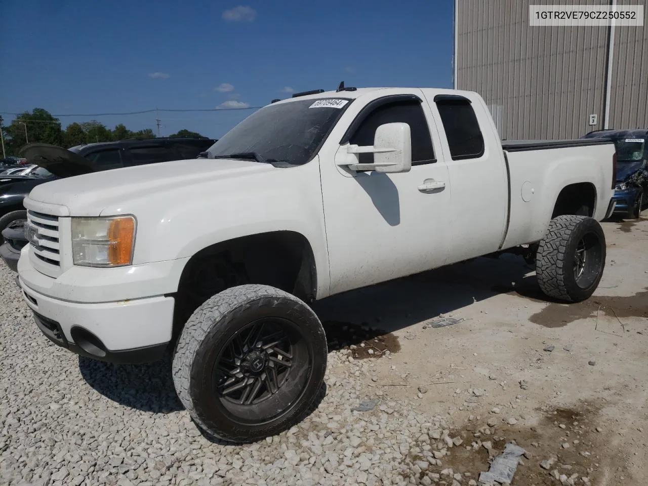 1GTR2VE79CZ250552 2012 GMC Sierra K1500 Sle