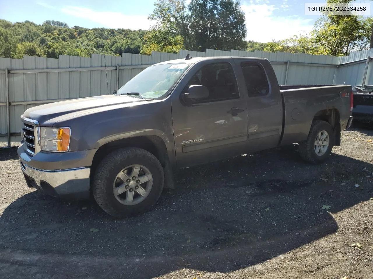 1GTR2VE72CZ334258 2012 GMC Sierra K1500 Sle