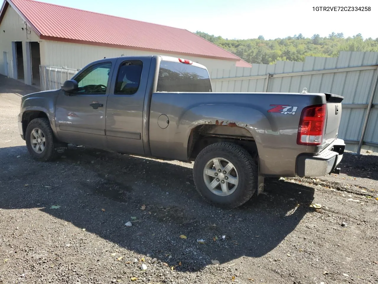 2012 GMC Sierra K1500 Sle VIN: 1GTR2VE72CZ334258 Lot: 70230114