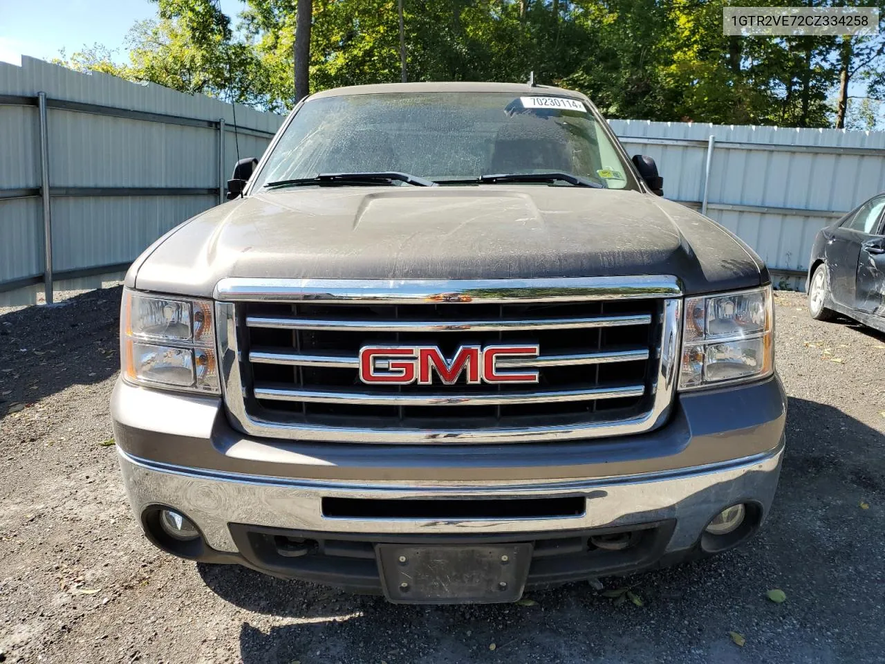 1GTR2VE72CZ334258 2012 GMC Sierra K1500 Sle