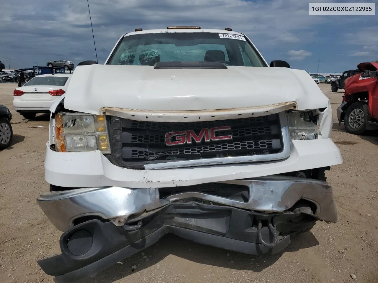 2012 GMC Sierra K2500 Heavy Duty VIN: 1GT02ZCGXCZ122985 Lot: 70261694