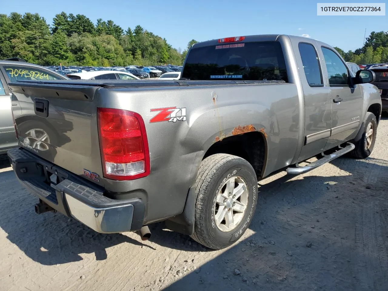 2012 GMC Sierra K1500 Sle VIN: 1GTR2VE70CZ277364 Lot: 70336484