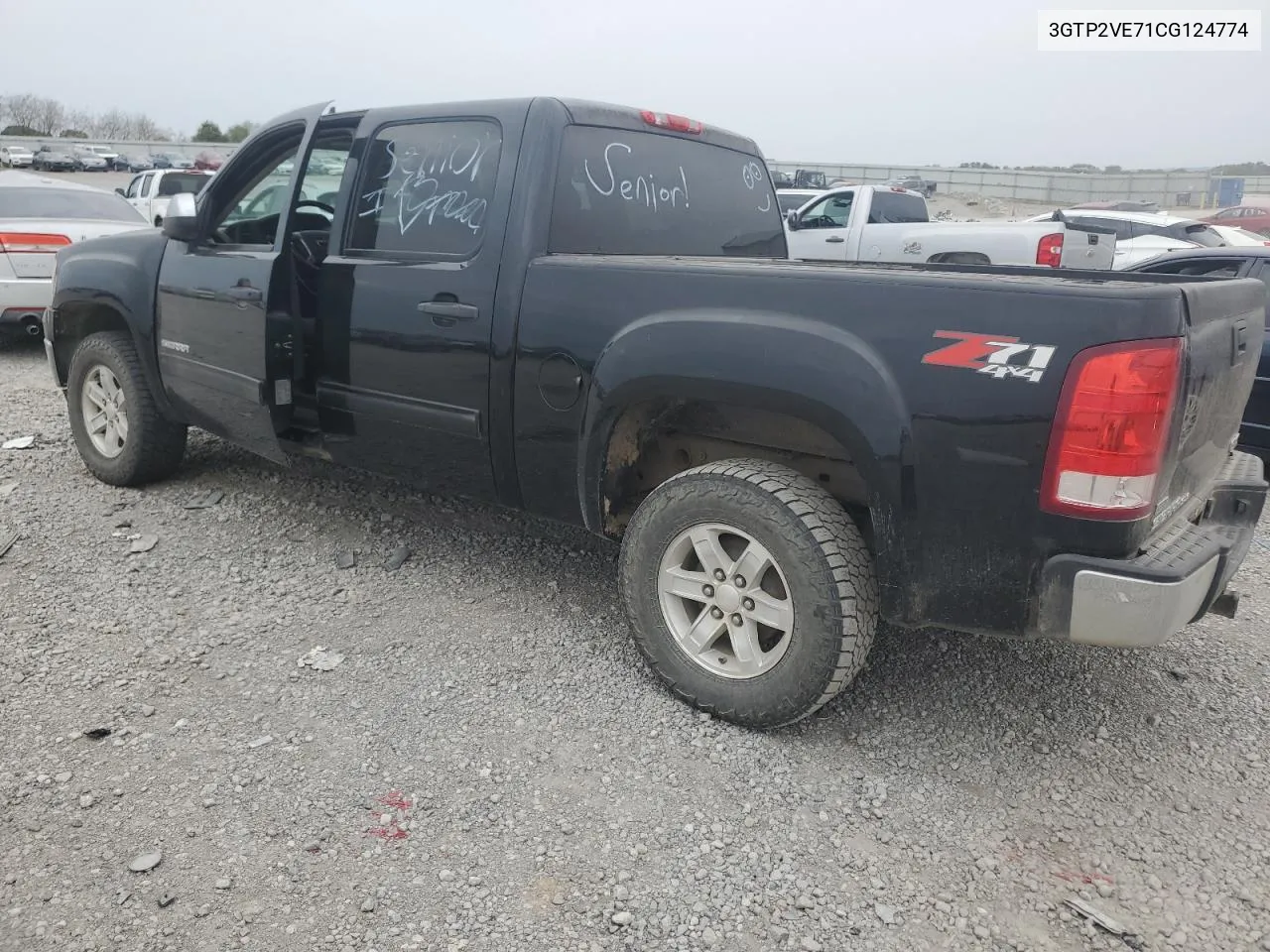 2012 GMC Sierra K1500 Sle VIN: 3GTP2VE71CG124774 Lot: 70824584