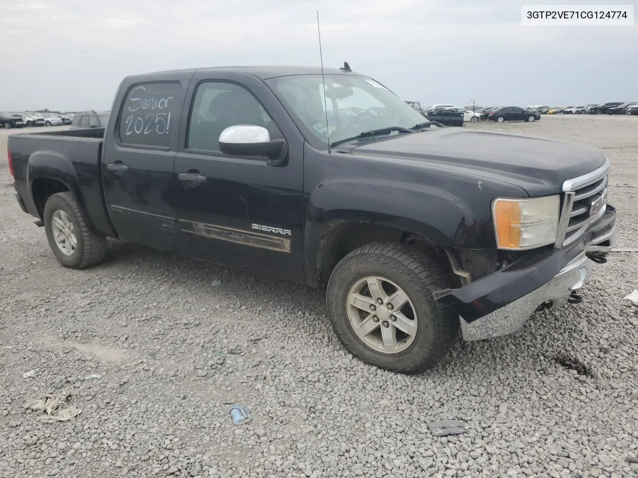 2012 GMC Sierra K1500 Sle VIN: 3GTP2VE71CG124774 Lot: 70824584