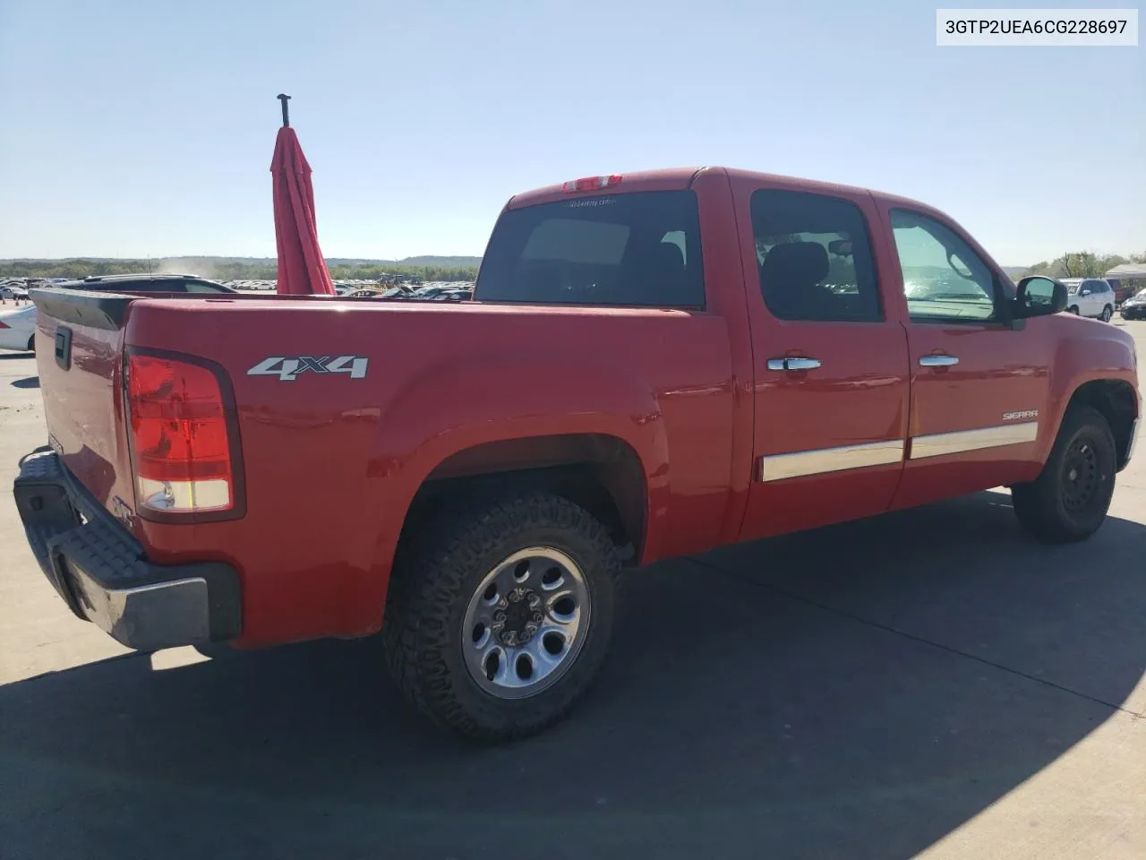 2012 GMC Sierra K1500 Sl VIN: 3GTP2UEA6CG228697 Lot: 71099744