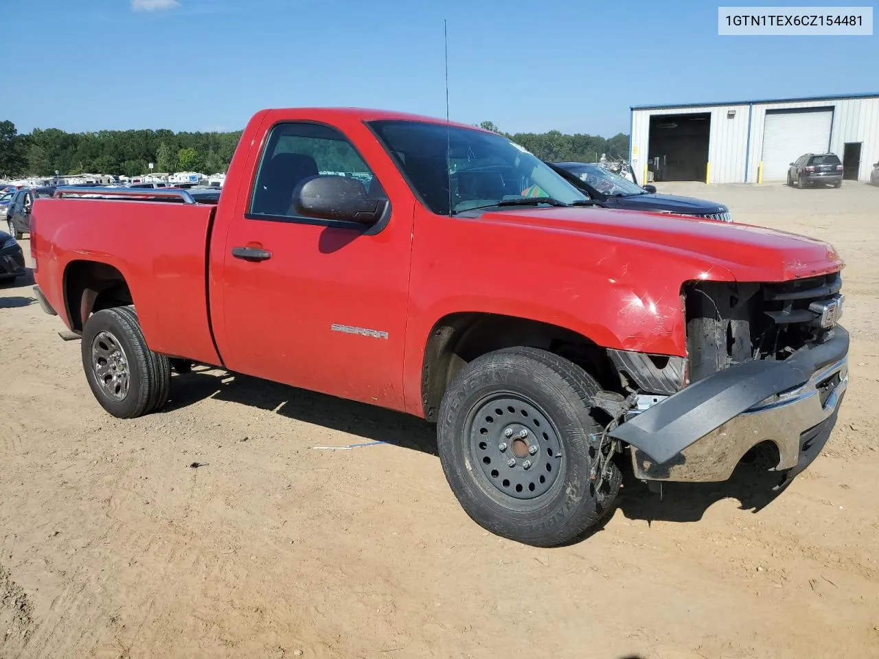 2012 GMC Sierra C1500 VIN: 1GTN1TEX6CZ154481 Lot: 71358434