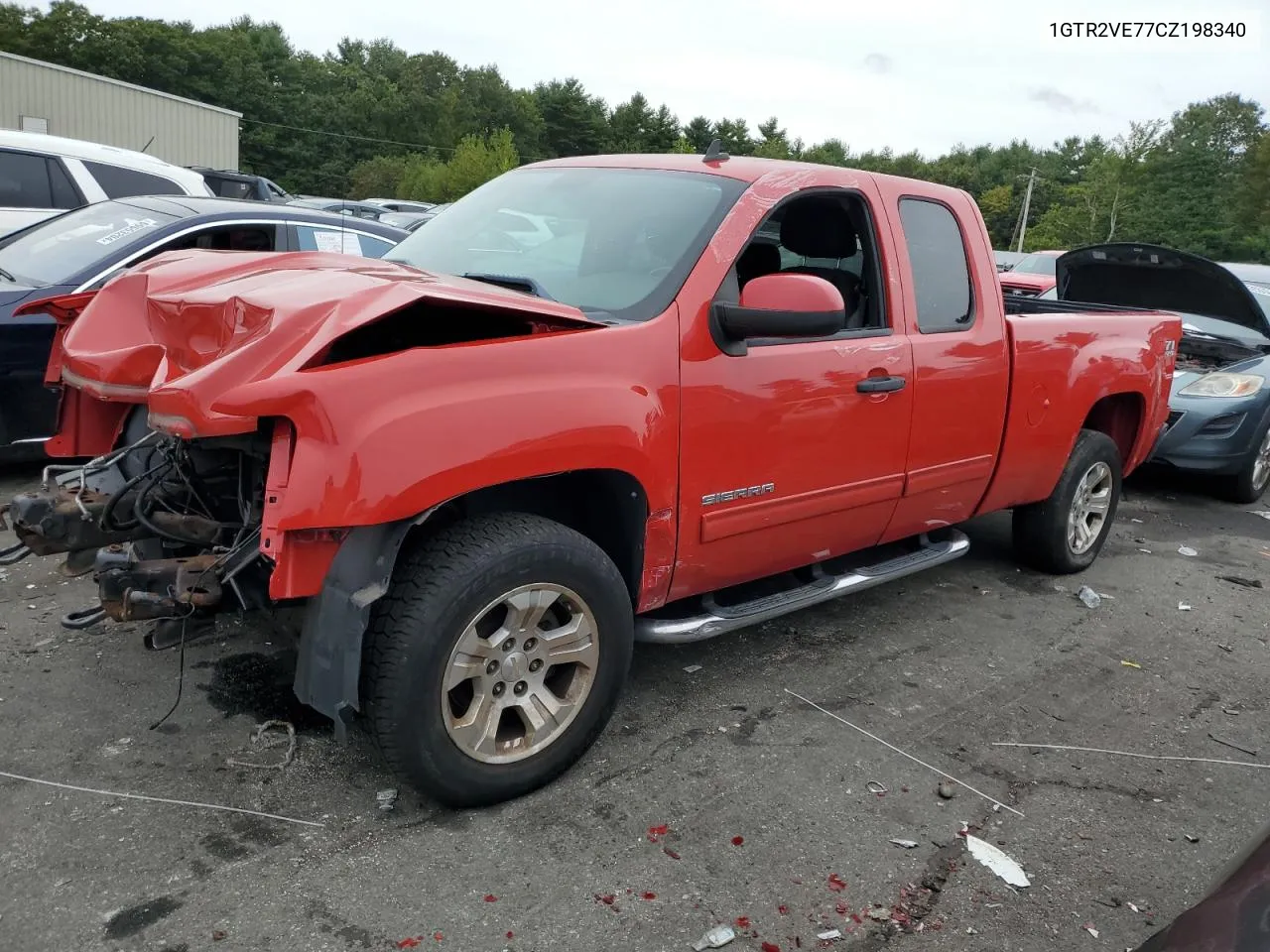 2012 GMC Sierra K1500 Sle VIN: 1GTR2VE77CZ198340 Lot: 71414064