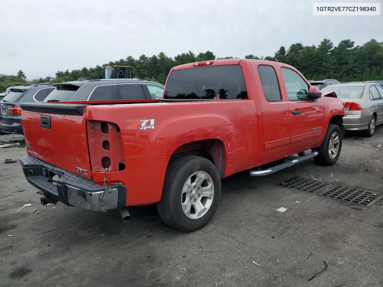 2012 GMC Sierra K1500 Sle VIN: 1GTR2VE77CZ198340 Lot: 71414064