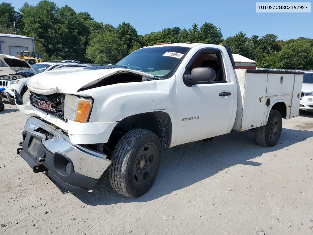 2012 GMC Sierra K2500 Heavy Duty VIN: 1GT02ZCG8CZ197927 Lot: 71519984