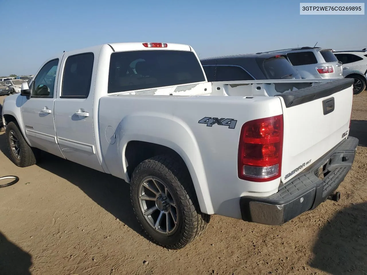 2012 GMC Sierra K1500 Slt VIN: 3GTP2WE76CG269895 Lot: 71595454