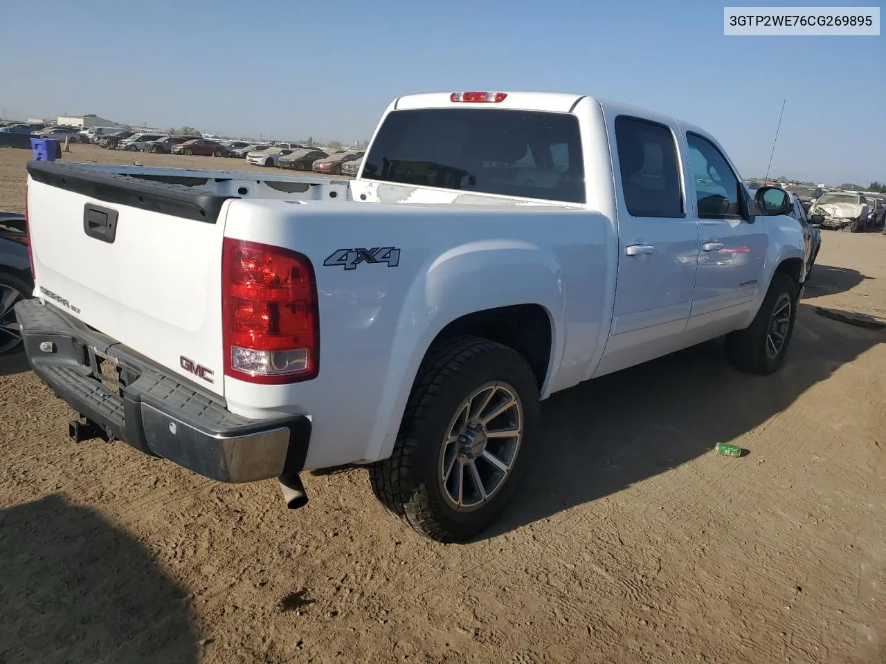 2012 GMC Sierra K1500 Slt VIN: 3GTP2WE76CG269895 Lot: 71595454