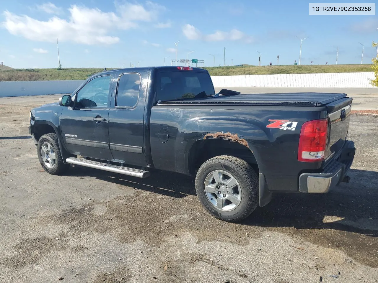 1GTR2VE79CZ353258 2012 GMC Sierra K1500 Sle