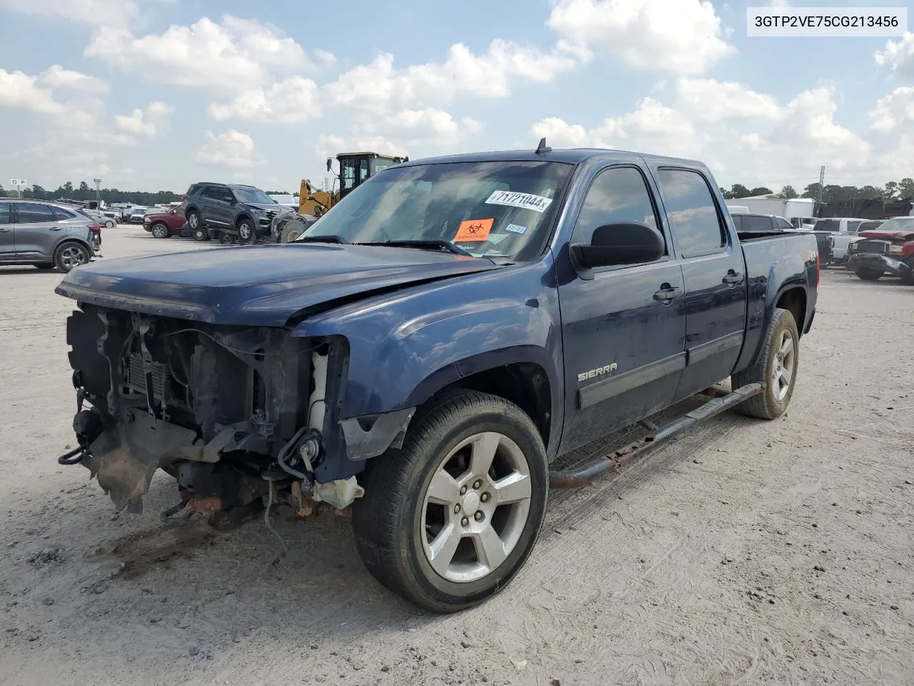 3GTP2VE75CG213456 2012 GMC Sierra K1500 Sle