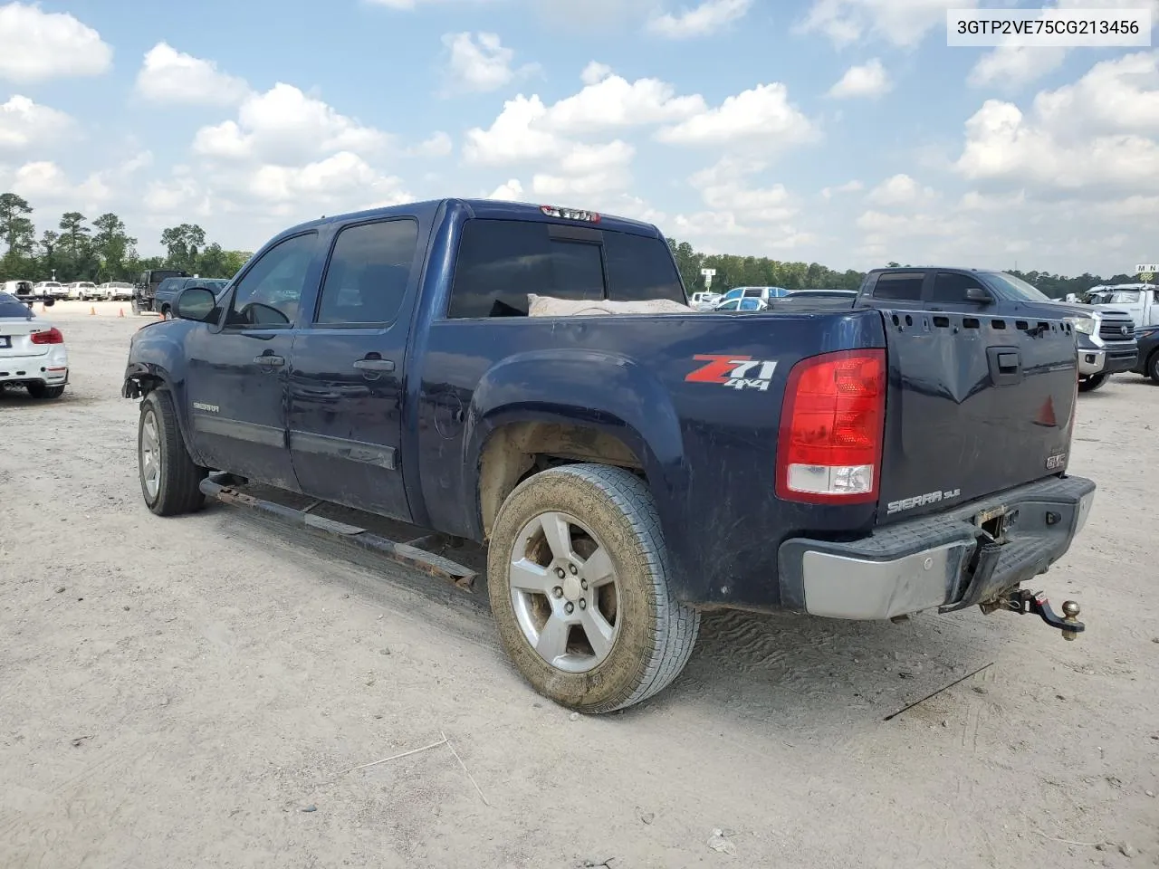 3GTP2VE75CG213456 2012 GMC Sierra K1500 Sle