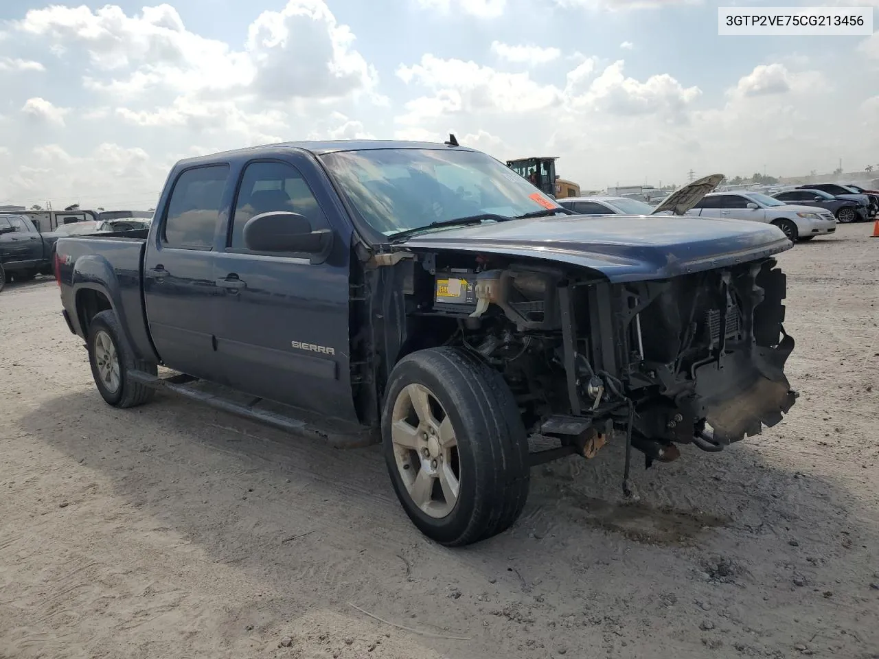 2012 GMC Sierra K1500 Sle VIN: 3GTP2VE75CG213456 Lot: 71721044