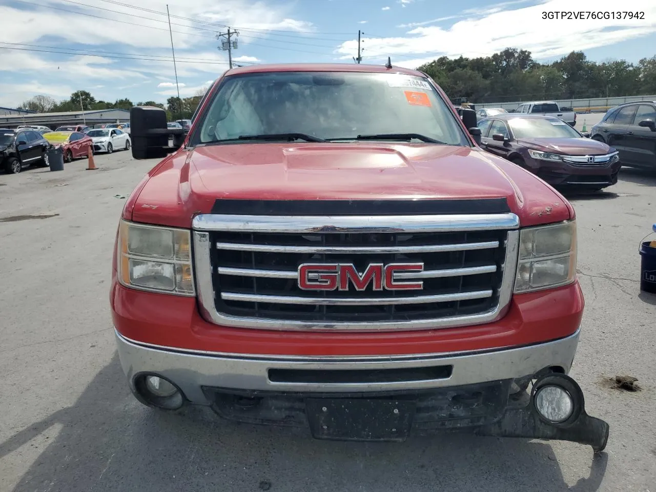 3GTP2VE76CG137942 2012 GMC Sierra K1500 Sle