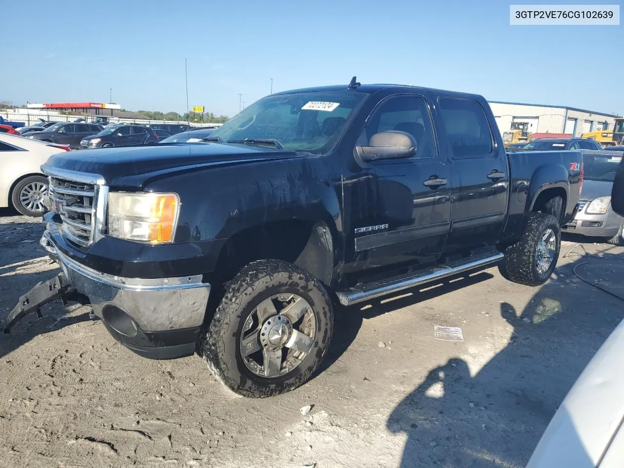 3GTP2VE76CG102639 2012 GMC Sierra K1500 Sle