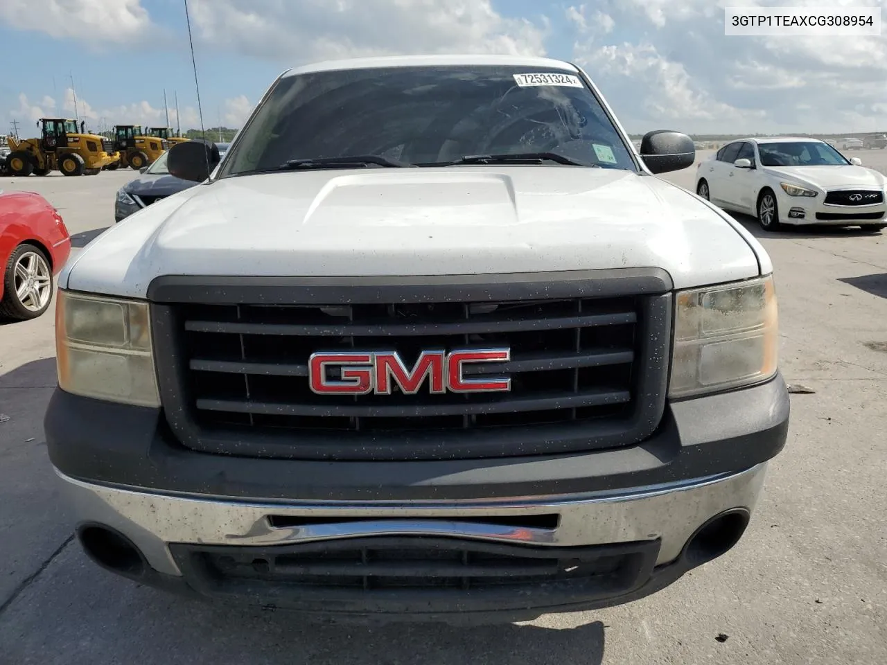 2012 GMC Sierra C1500 VIN: 3GTP1TEAXCG308954 Lot: 72531324