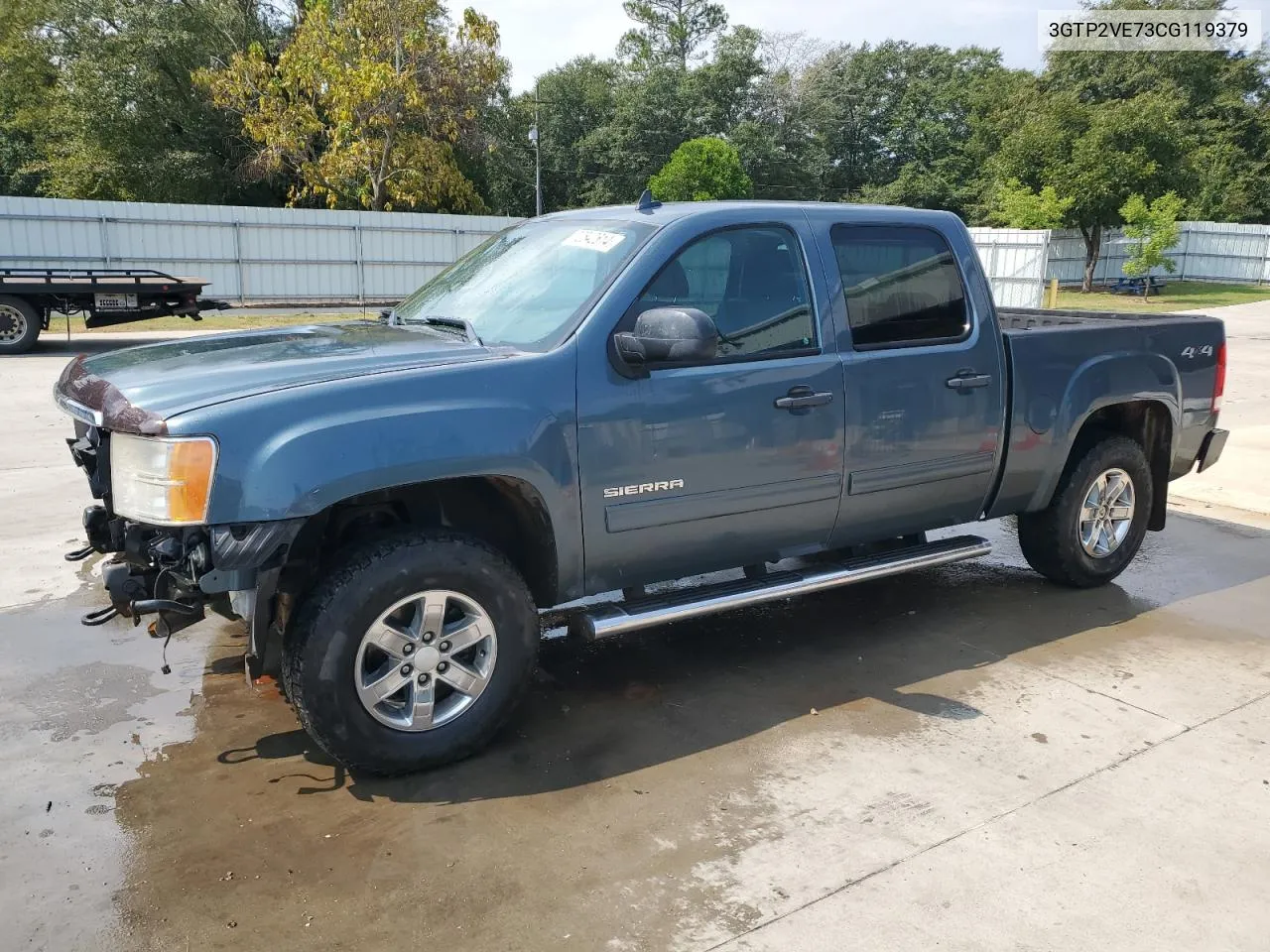 2012 GMC Sierra K1500 Sle VIN: 3GTP2VE73CG119379 Lot: 72542614