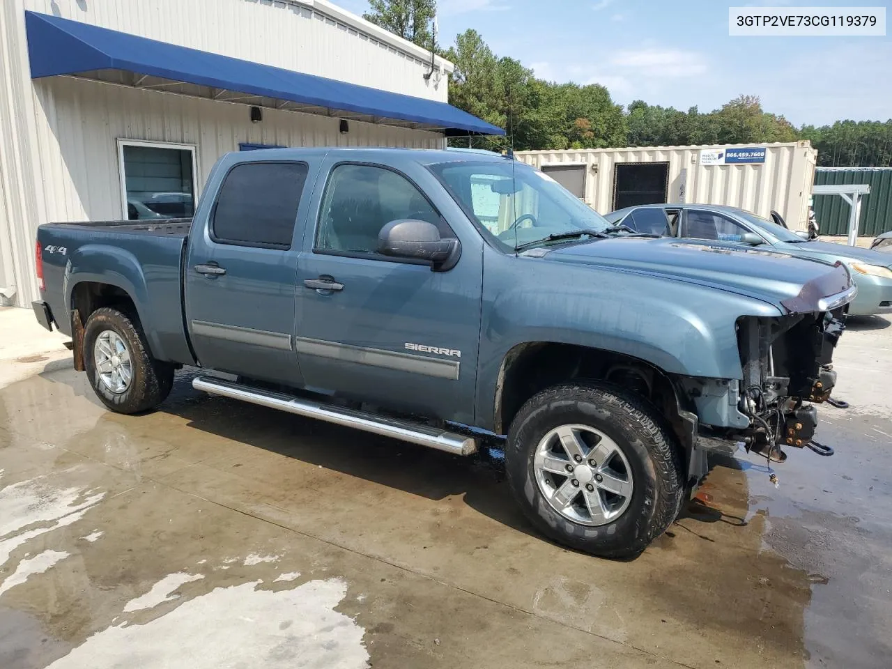 2012 GMC Sierra K1500 Sle VIN: 3GTP2VE73CG119379 Lot: 72542614